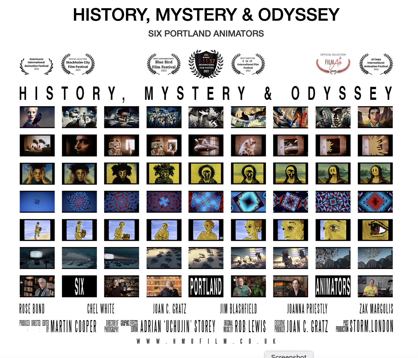 NEW Prize Winning Doc Features 6 PDX Animators